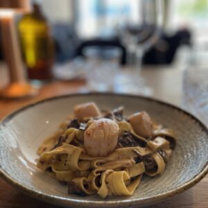 Tagliatelle à la noix de Saint Jacques